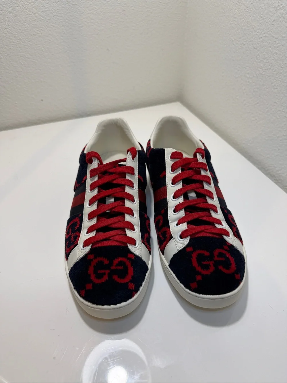 Gucci Ace Sneakers - Red & Blue - Authentic - Women’s 39 (US 9) Authentic